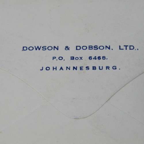Per Imperial Airways flight cover from Johannesburg South Africa to Kent England with a South Africa