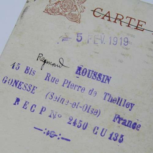Paris censor cover to Port Elizabeth ( South Africa ) with a French stamp