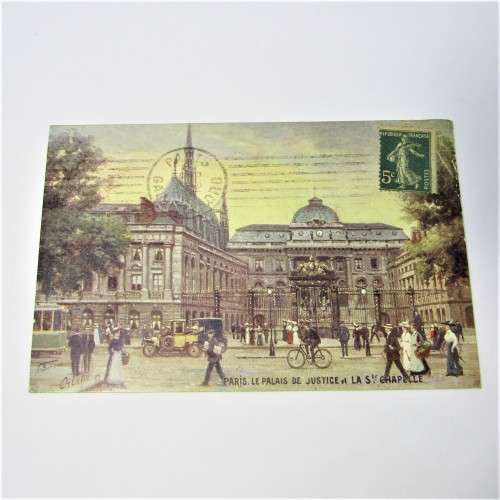 Paris censor cover to Port Elizabeth ( South Africa ) with a French stamp