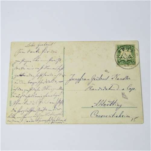 Cham internal postcard with a German stamp and a Cham 1 Aug 1906 cancellation