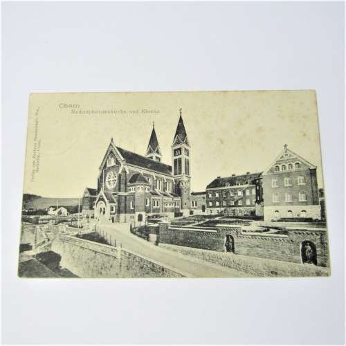 Cham internal postcard with a German stamp and a Cham 1 Aug 1906 cancellation
