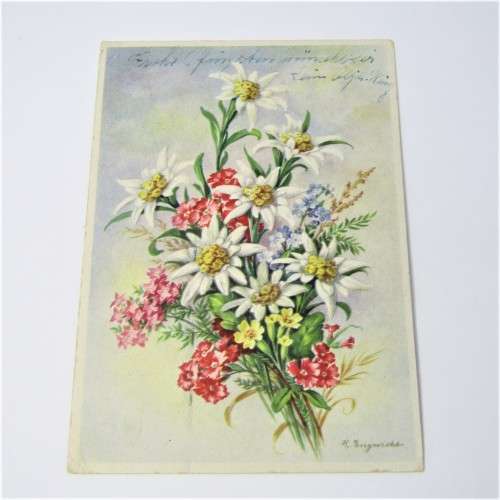 Hannover ( Germany ) internal postcard with two German stamps and a Hannover 10 May 1948 cancellatio