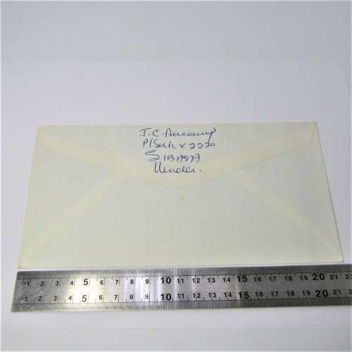 Letter from Venda to Stellenbosch with Venda 4 cent and 12 cent stamps