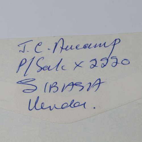 Letter from Venda ( Sibasa ) to Stellenbosch with Sibasa cancellation