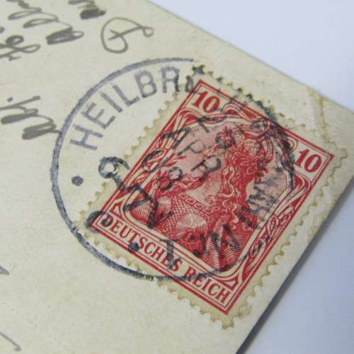 Berlin cover to Stendal with two German stamps and two unclear Berlin cancellations