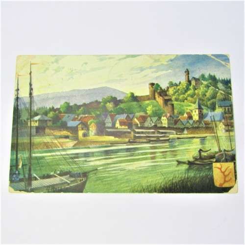 Berlin cover to Stendal with two German stamps and two unclear Berlin cancellations