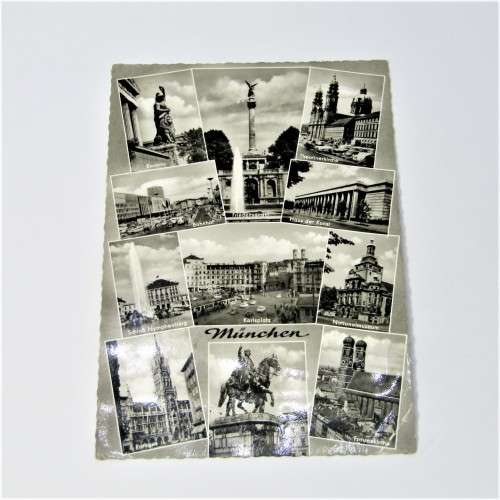 Munchen Germany to Cape Town ( South Africa ) via airmail with two German stamps