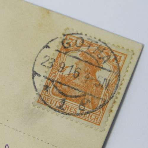 Gotha ( Germany ) to Gassel with a German stamps and a Gotha 23 Sep 1916