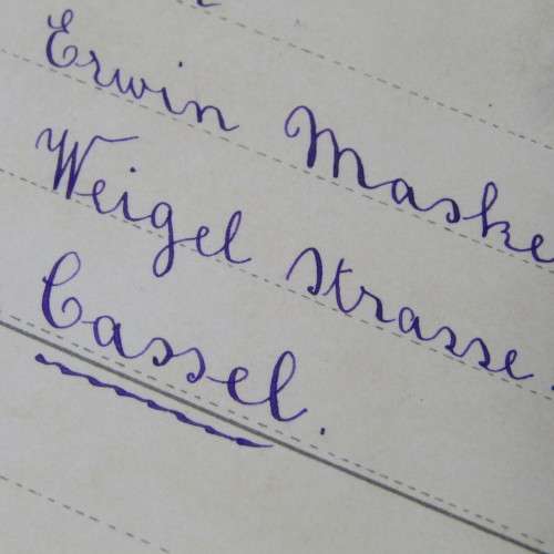 Gotha ( Germany ) to Gassel with a German stamps and a Gotha 23 Sep 1916