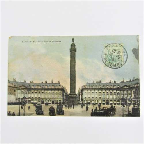 War orphans issue censored postcard from Paris to Cape Town