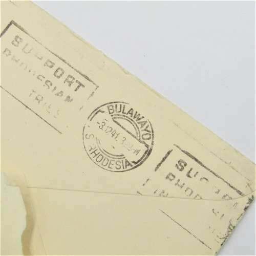 Australian 2d with Common Wealth loan, subscribed early 1941 Victoria cancellation to Rhodesia