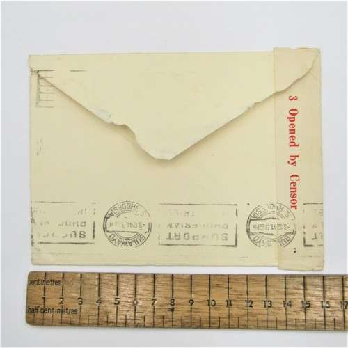 Australian 2d with Common Wealth loan, subscribed early 1941 Victoria cancellation to Rhodesia