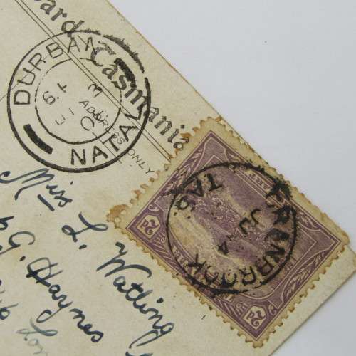 Cranbrook on 2d pictorial to Pietermaritzburg, Postcard