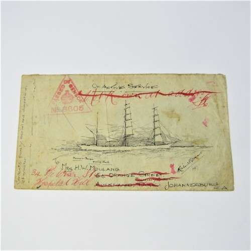 Rare Hand Illustrated cover Passed Censor No. 8805