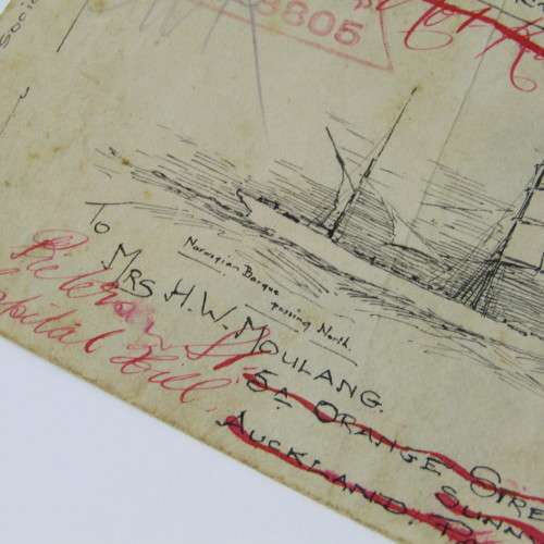 Rare Hand Illustrated cover Passed Censor No. 8805