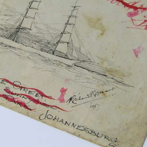 Rare Hand Illustrated cover Passed Censor No. 8805