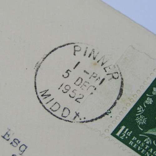 Pinner, London to Mowbray, Cape Town cover with two United State stamps