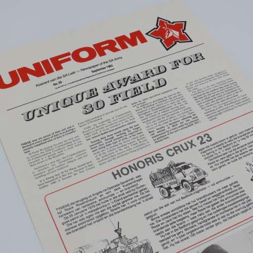 Uniform - Newspaper of the SA Army No.95 - September 1983 - Size 43 x 30 cm