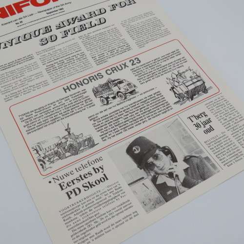 Uniform - Newspaper of the SA Army No.95 - September 1983 - Size 43 x 30 cm