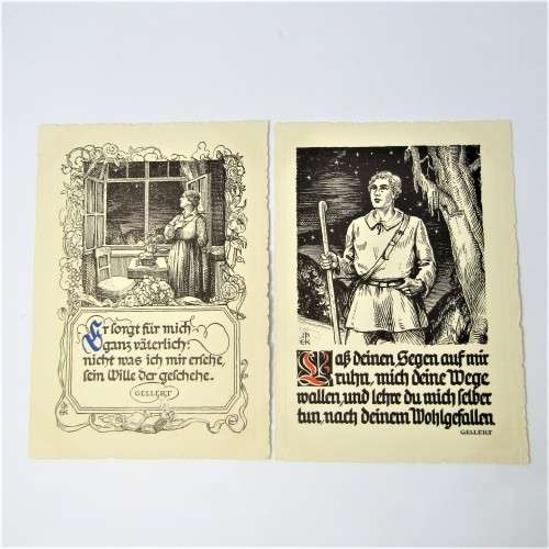 Germany Series 5 Art Deco Post cards