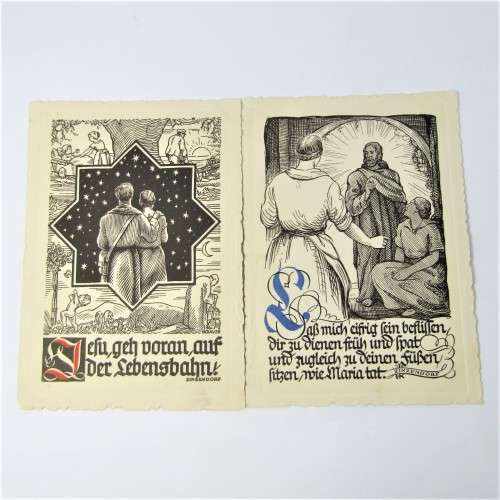 Germany Series 6 Art Deco Post cards