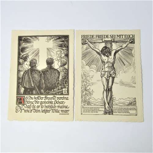 Germany Series 6 Art Deco Post cards
