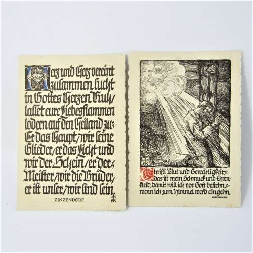 Germany Series 6 Art Deco Post cards
