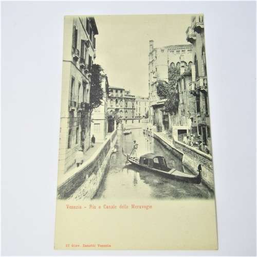 Italy, Venice Canala delle Meravegie Post card