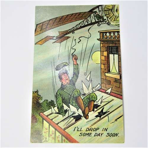 British Comical War Time Postcard 14 October 1915