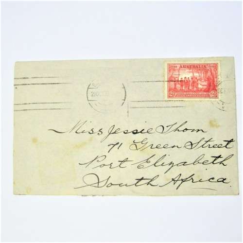 Australia 2d stamp on Cover, 29 October