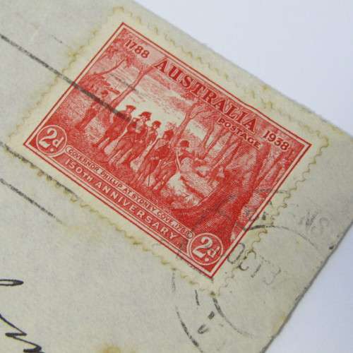 Australia 2d stamp on Cover, 29 October