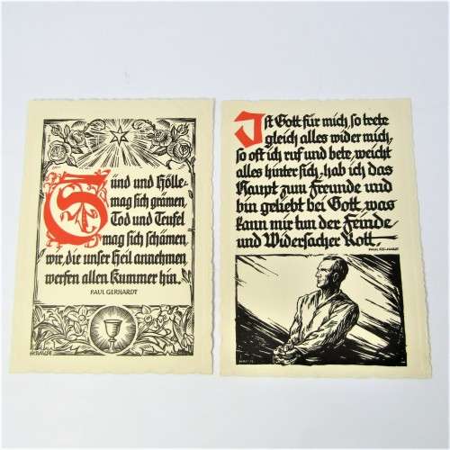 Germany series 3 Art Deco postcards