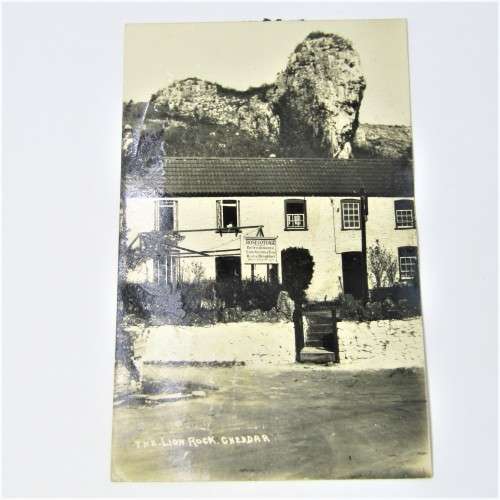 Great Britain The Lion Rock, Cheddar postcard