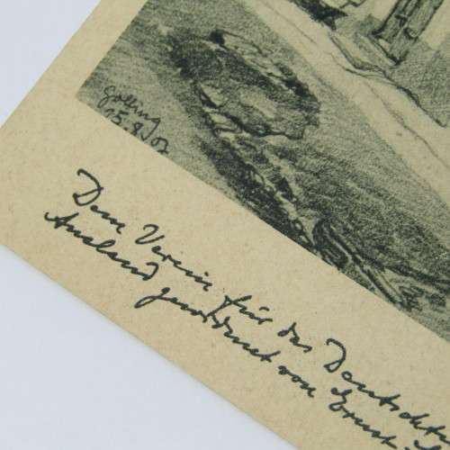 German Artist postcard - unused