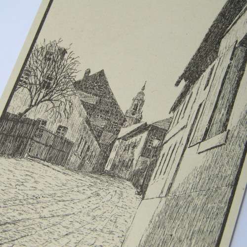 Germany Dresden street scene postcard - unused