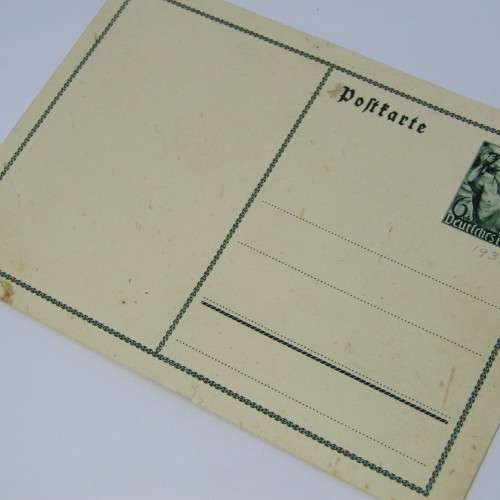 1937 German Postcard - unused