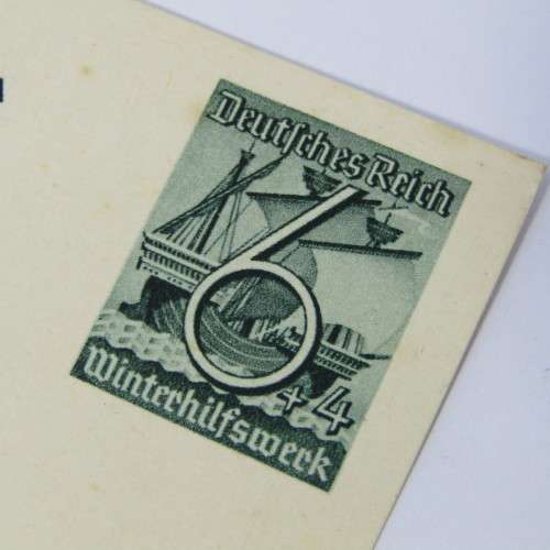 Germany post card with fishing scene - unused