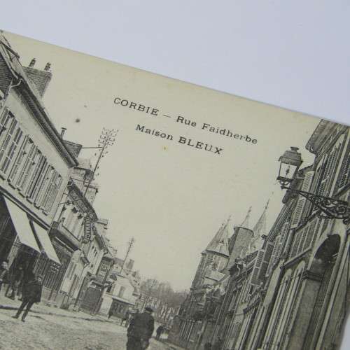 France Corbie, Lucien street scene postcard - unused