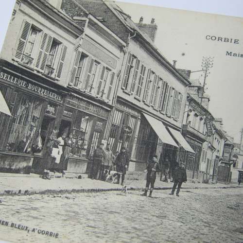 France Corbie, Lucien street scene postcard - unused