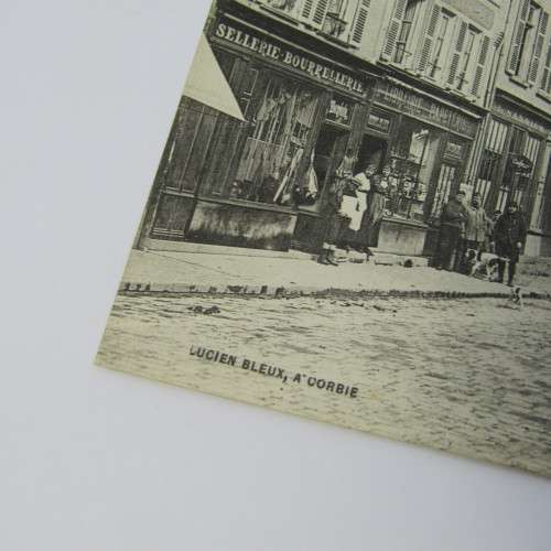 France Corbie, Lucien street scene postcard - unused