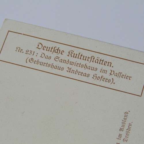 German artist series postcard - unused