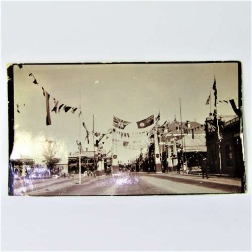 1925 Royal visit photograph - postcard