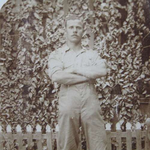German South West Africa postcard with Central Force ( d Force ) member 1914 postcard