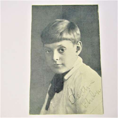 Signed Philip. Theunissen at 1936 Empire Exhibition Post card