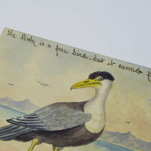 British Isles, Hand painted Post card