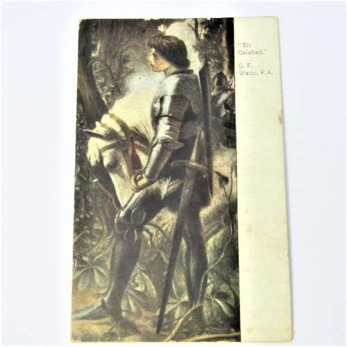 Eyre and Spottiswoode Ltd Woodbury Series - no.6338, Sir Galahad Post card