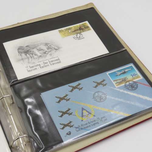 South Africa First day covers series 6 with album - Including Mandela Inauguration with proof coin