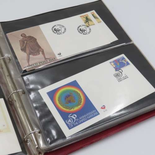 South Africa First day covers in album from 6.16 to 6.62 all present with duplicates