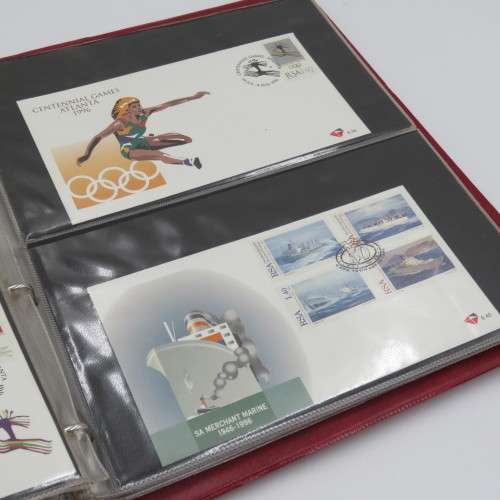 South Africa First day covers in album from 6.16 to 6.62 all present with duplicates