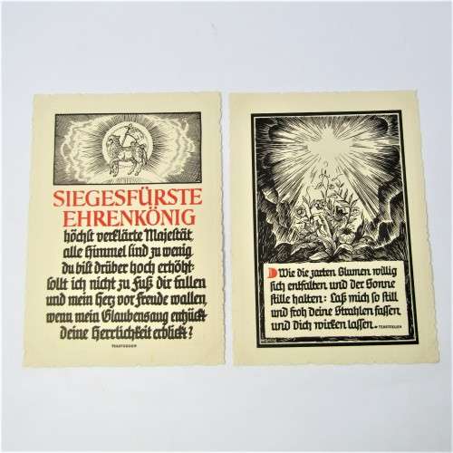 Germany series 4 Art Deco postcards